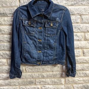 Womens Jean Jacket Gap 1969 Denim Jacket Medium Blue Denim Staple piece